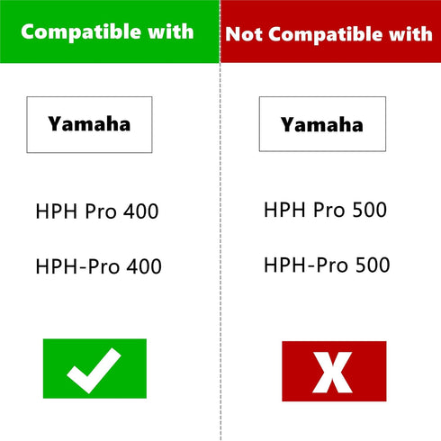 Earpads Ear Cushions Replacement Ear Pads Pillow Compatible with Yamaha HPH PRO 400 Pro400 HPH-Pro 400 Headset Protein Leather...